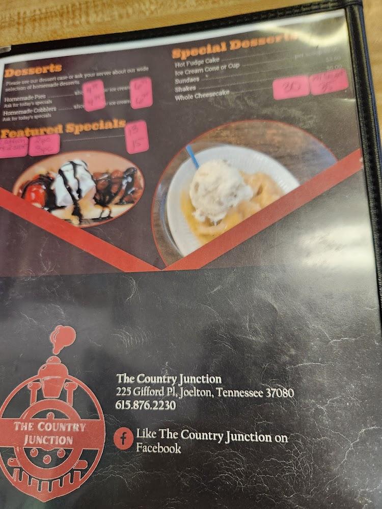 Country Junction Restaurant Menu image 4